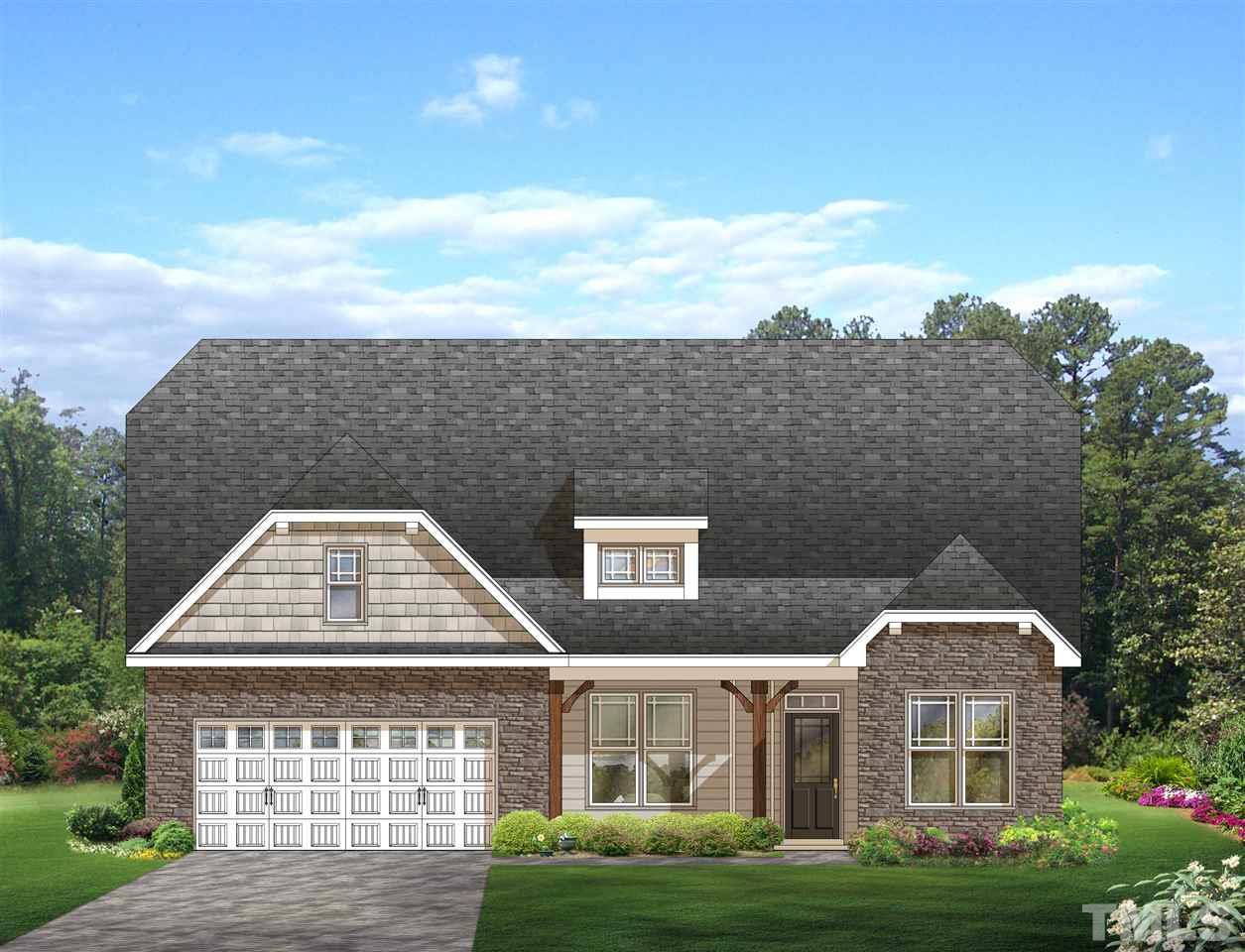 Gorgeous stone facade with fiber cement siding. THIS HOME IS COMPLETELY FINISHED!