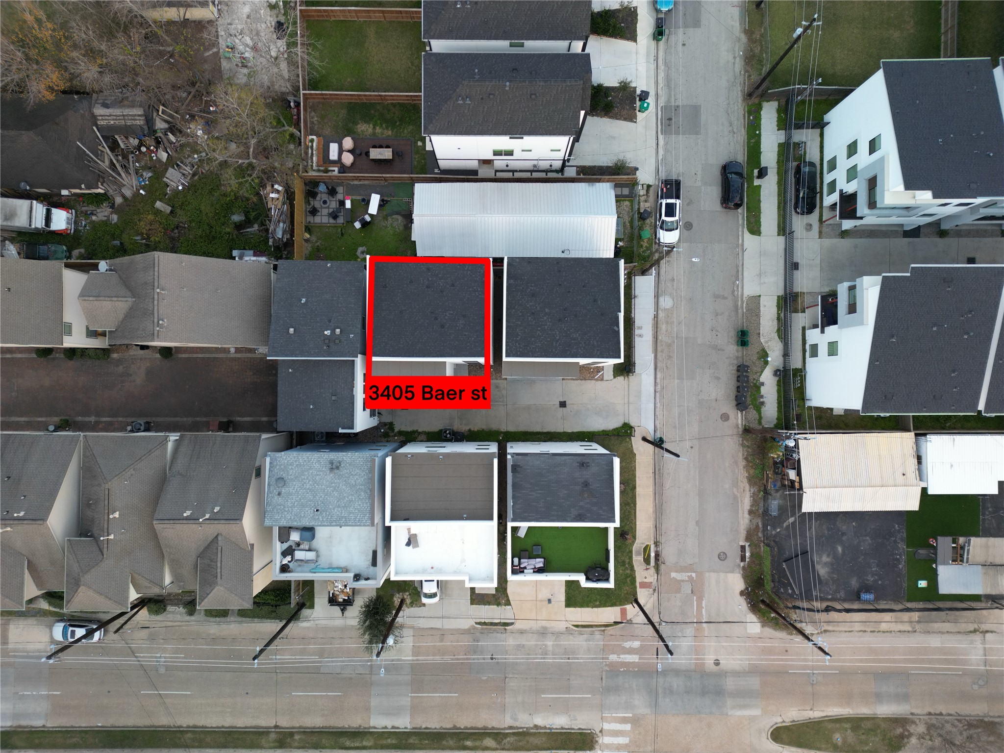 3405 Baer Street Houston, TX 77020 - Photo 26 of 28 an aerial view of multiple houses