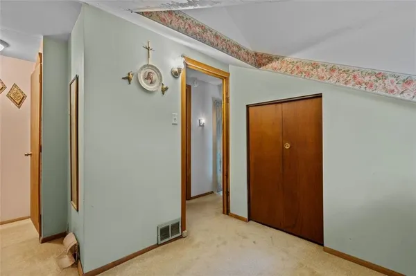 a view of an front door