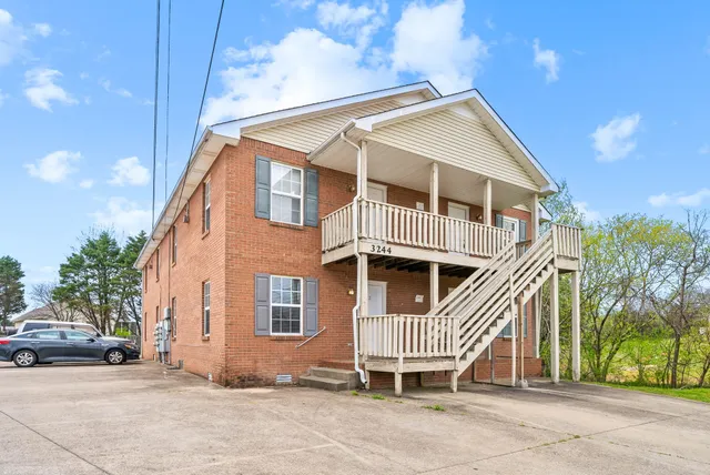 a view of a house with a patio