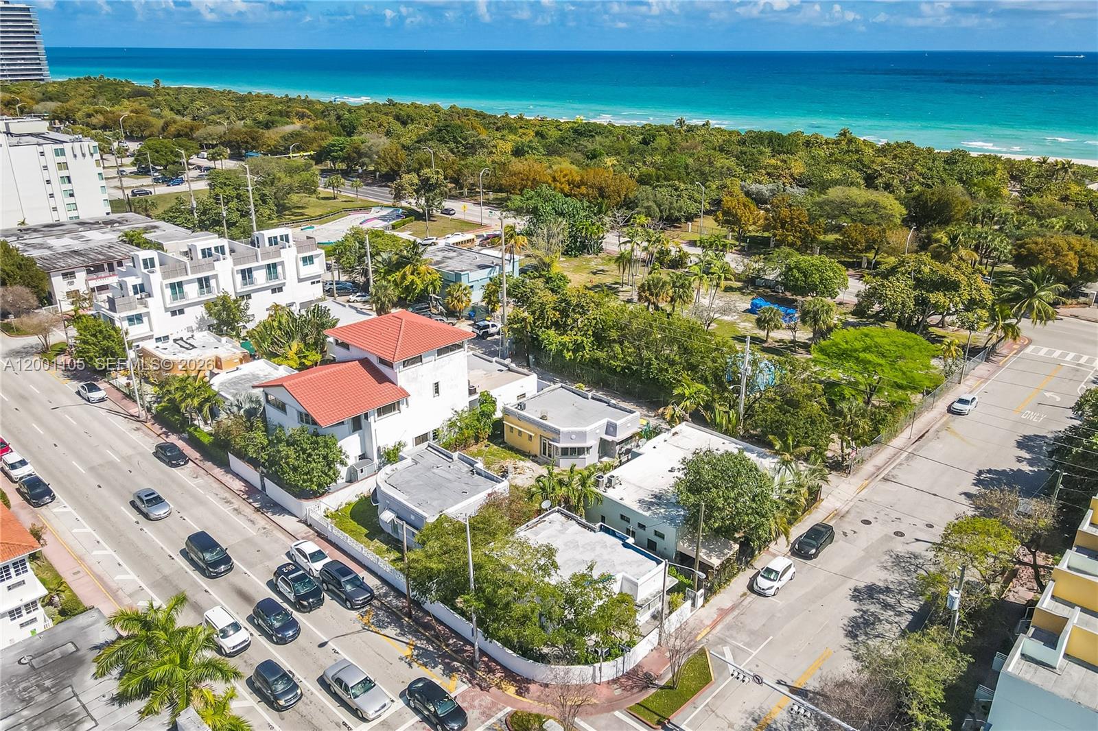 8101 Harding Avenue Miami Beach, FL 33141 - Photo 25 of 34 an aerial view of residential houses with outdoor space
