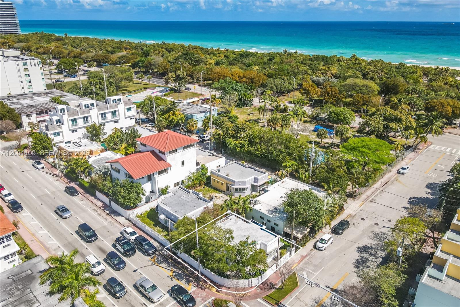 8101 Harding Avenue Miami Beach, FL 33141 - Photo 26 of 34 an aerial view of residential houses with outdoor space