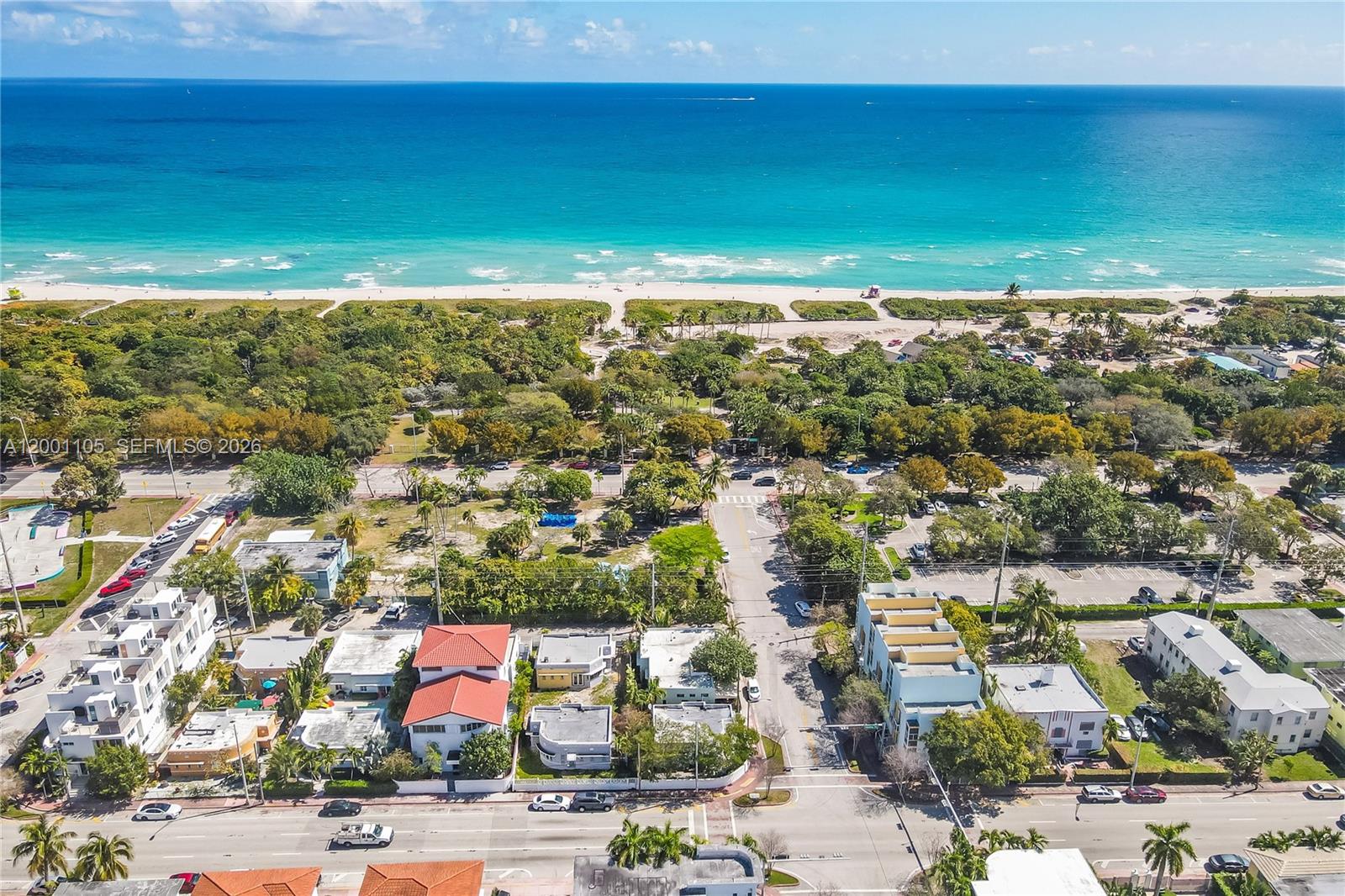 8101 Harding Avenue Miami Beach, FL 33141 - Photo 33 of 34 an aerial view of residential building and ocean