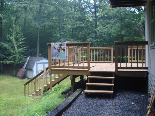 728 Decker Road Bushkill, PA 18324 - Photo 3 of 16 Back Deck