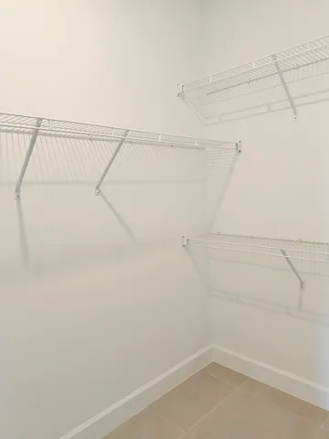 a view of a rack on the wall