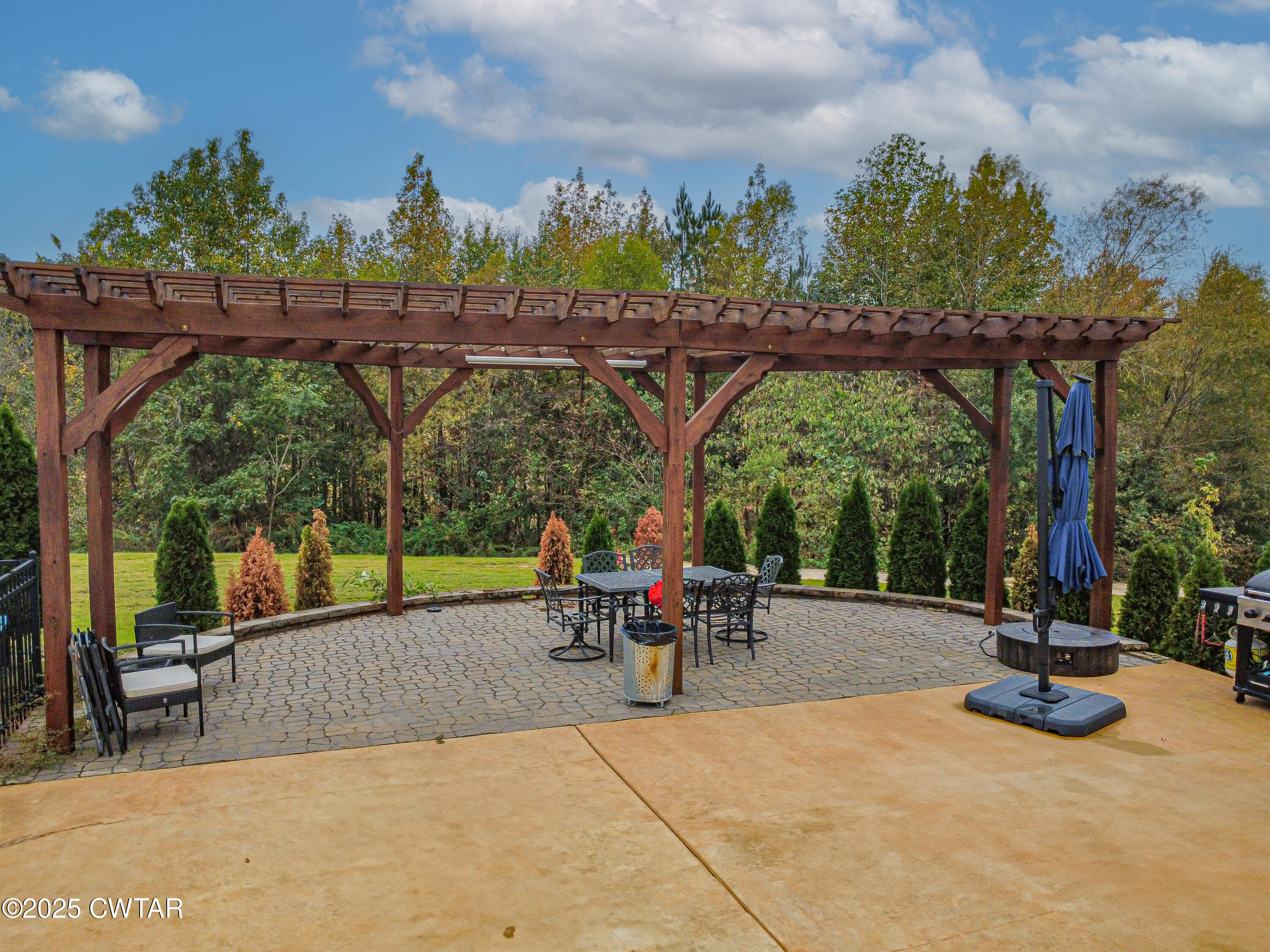 175 Ridgewood Drive Henderson, TN 38340 - Photo 35 of 43 a view of a swimming pool with a patio and a garden
