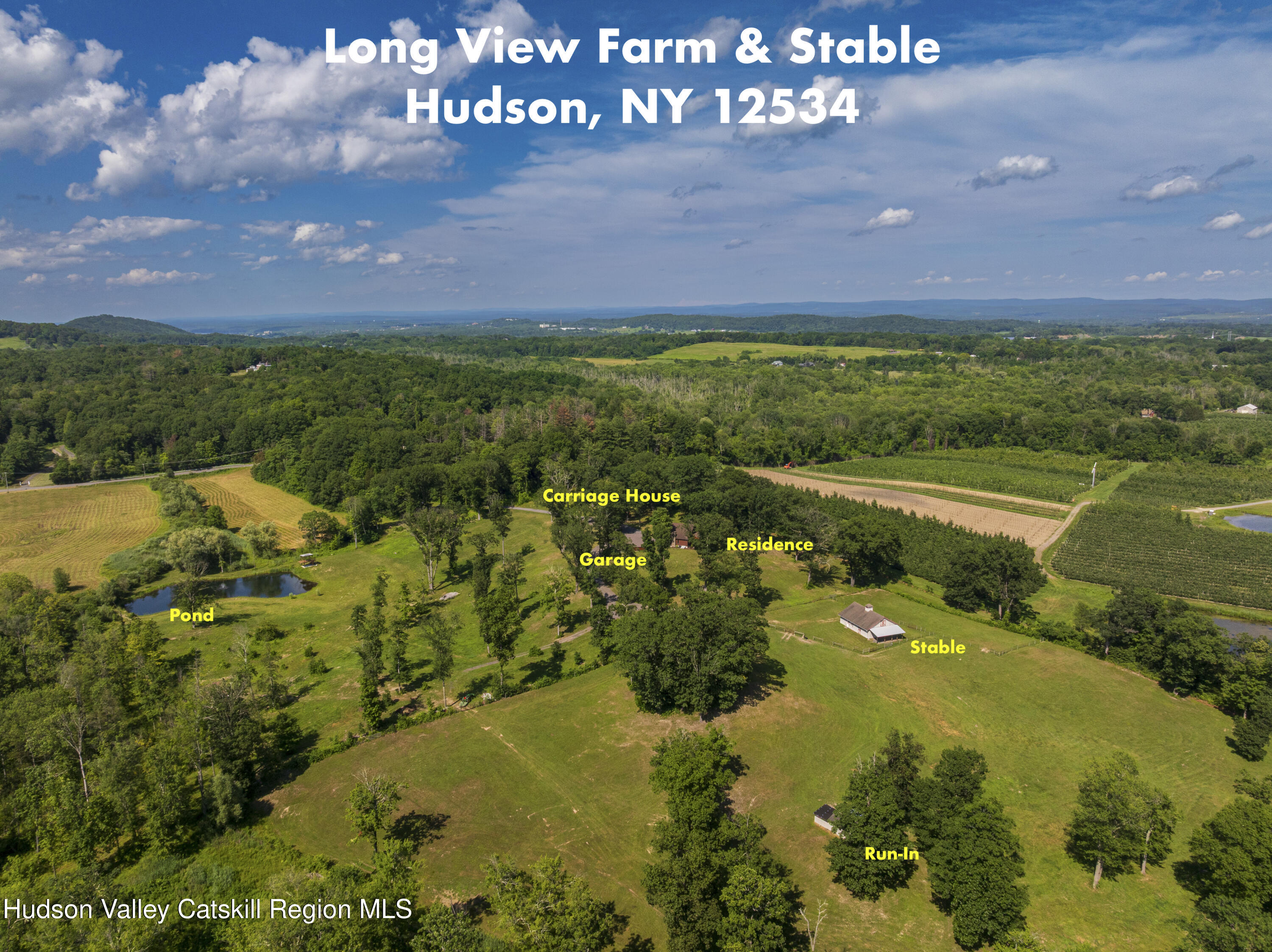 48 County Rte 14, Unit NONE Hudson, NY 12534 - Photo 46 of 48 LVF - Aerial 2