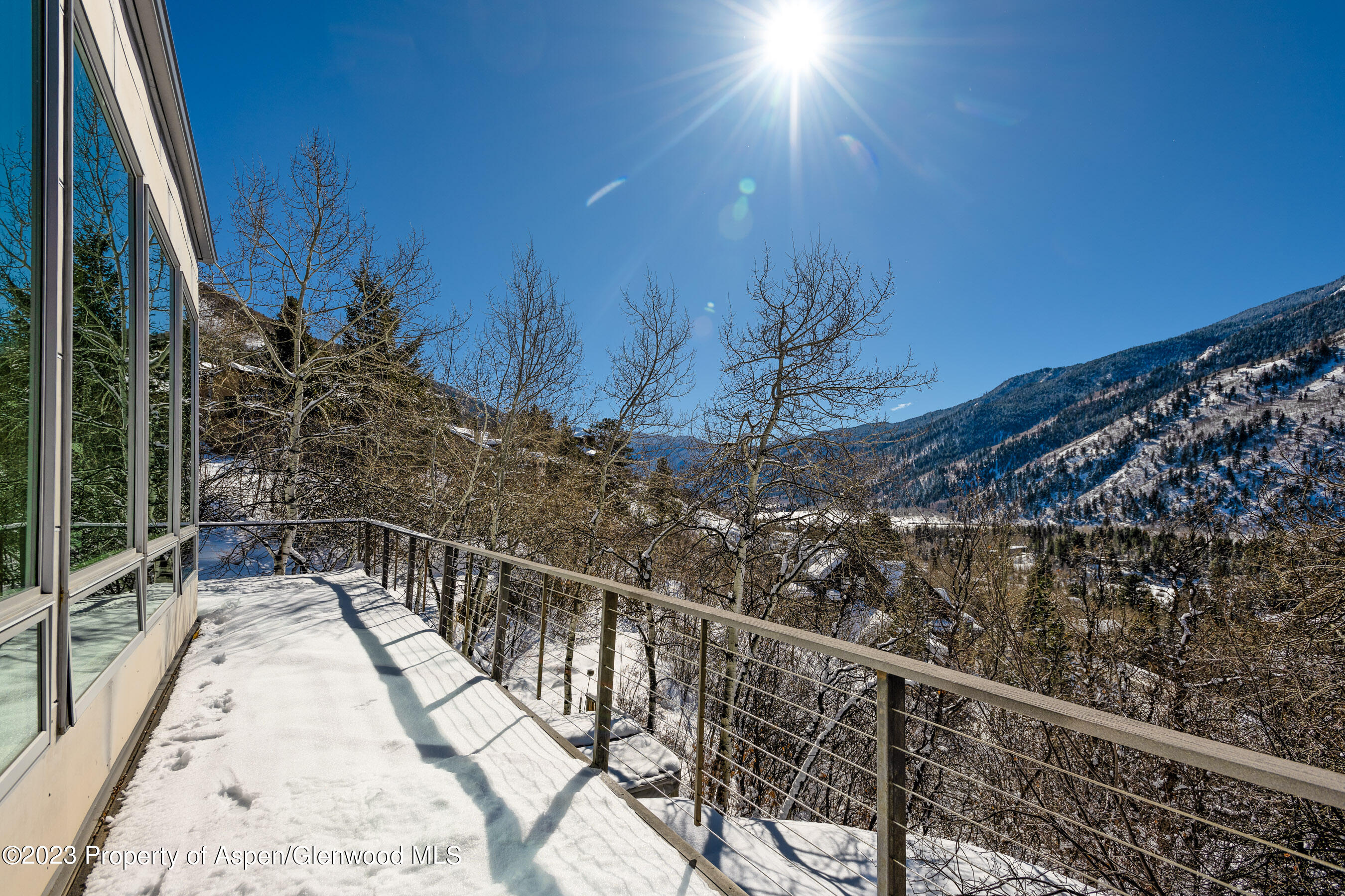 602 Mountain Laurel Drive Aspen, CO 81611 - Photo 20 of 23 a view of balcony with a potted plant