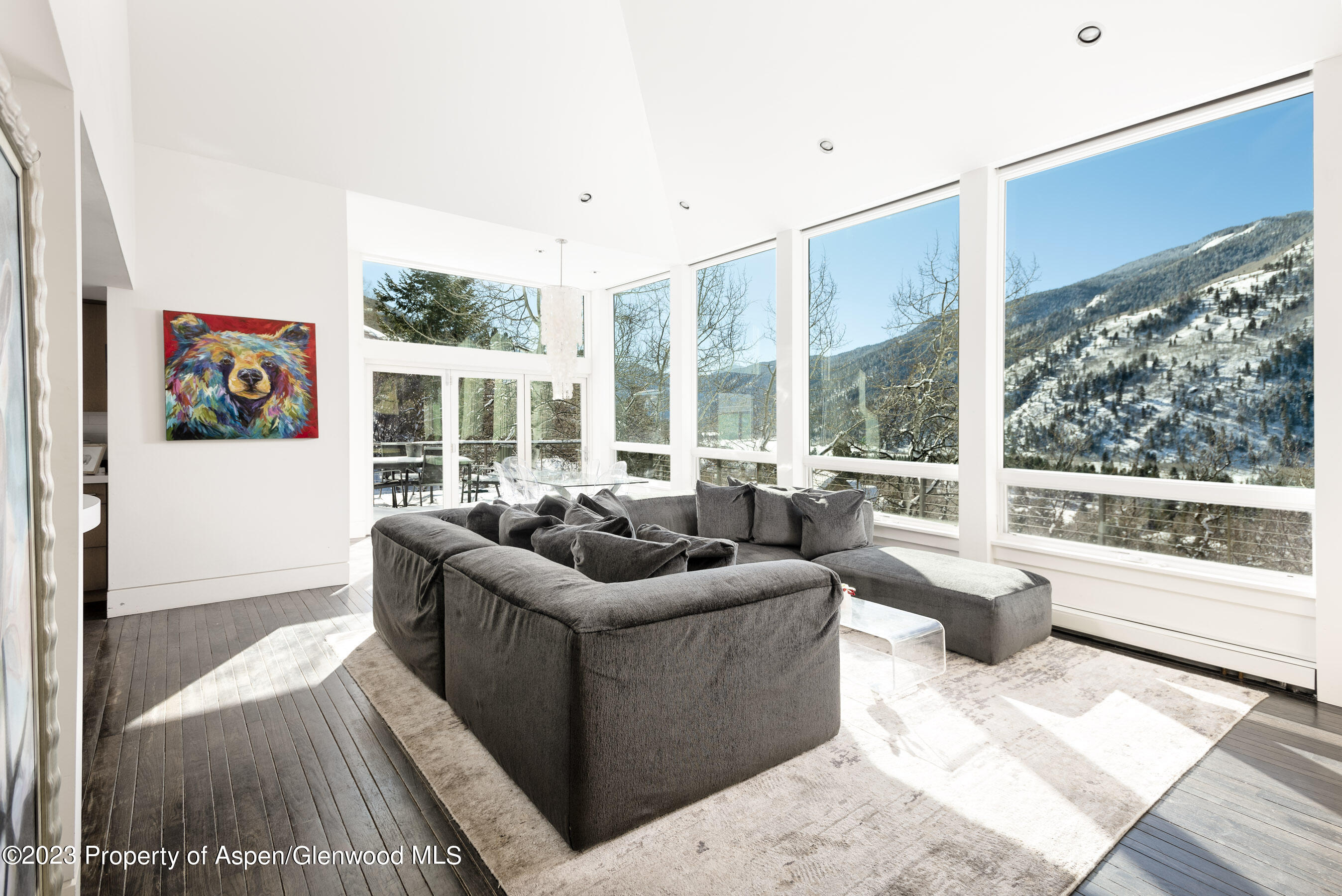 602 Mountain Laurel Drive Aspen, CO 81611 - Photo 2 of 23 a living room with furniture and a large window
