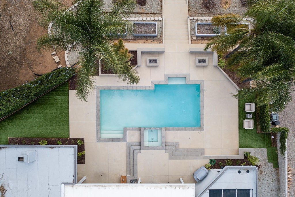3095 Colley Lane Escondido, CA 92025 - Photo 38 of 51 an aerial view of a house with a yard