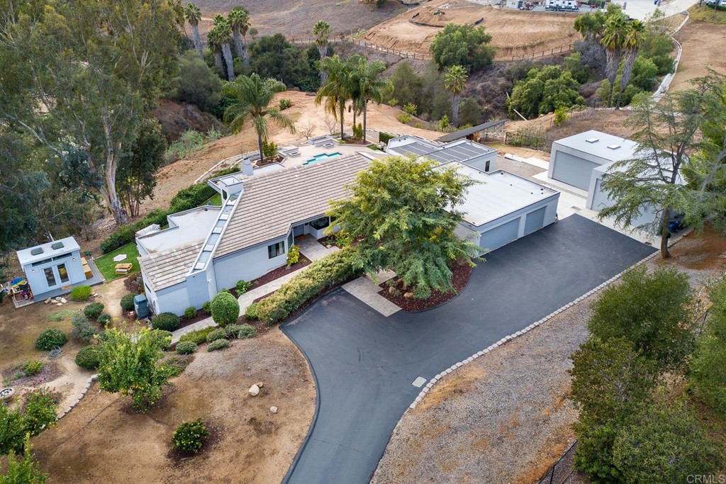 3095 Colley Lane Escondido, CA 92025 - Photo 40 of 51 an aerial view of a house with outdoor space