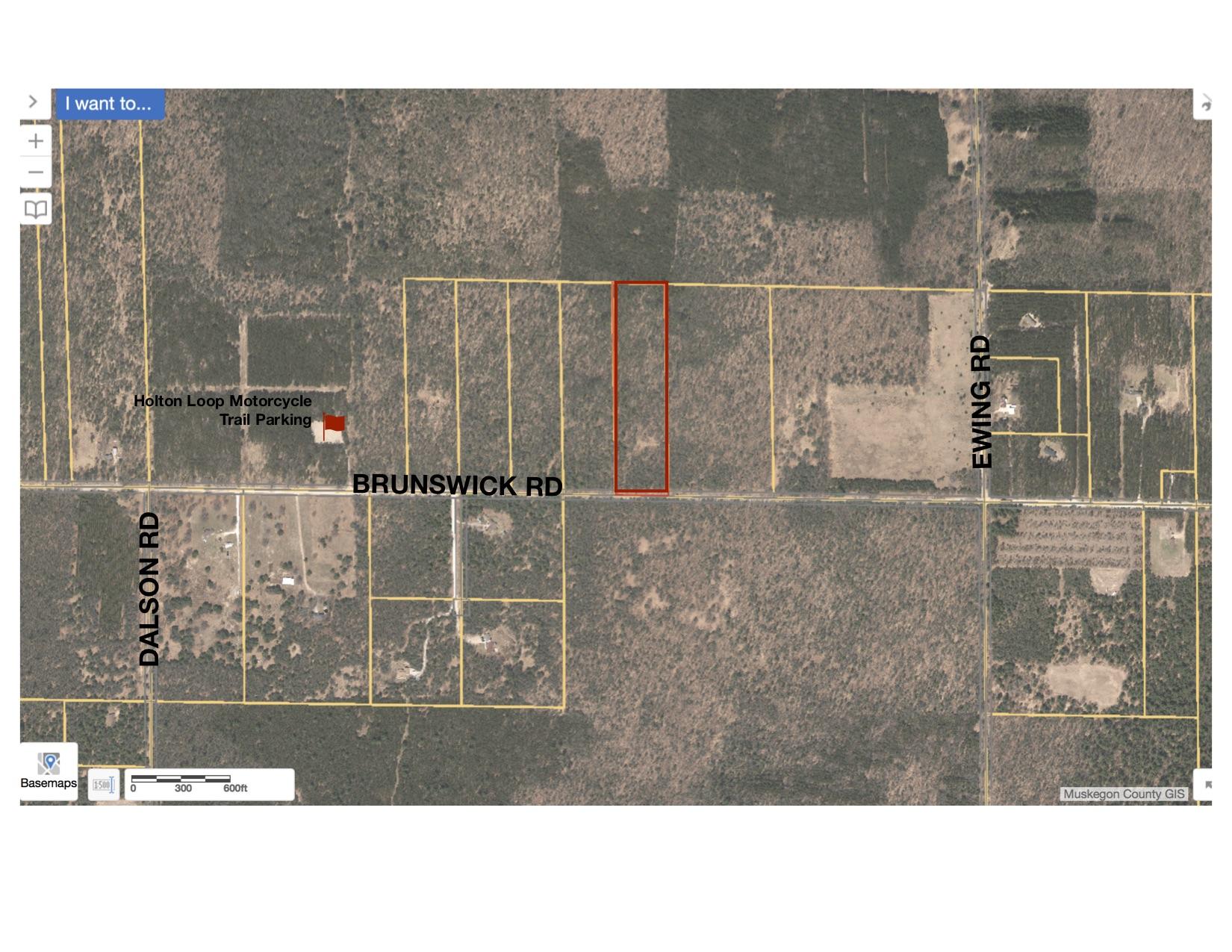 3848 Brunswick Road Holton, MI 49425 - Photo 4 of 5 GIS Outlined MAP of property