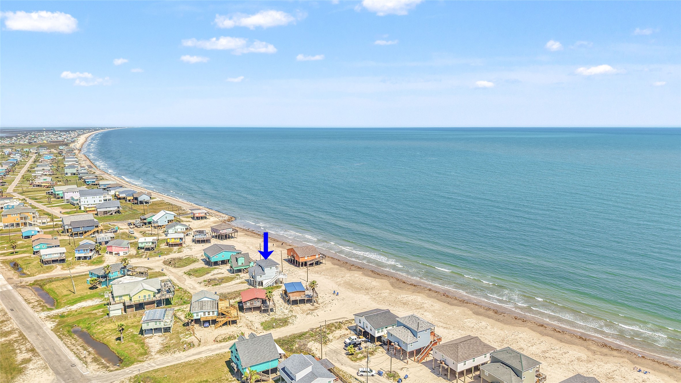 1213 Sargasso Circle Surfside Beach, TX 77541 - Photo 36 of 40 a view of an ocean from a balcony