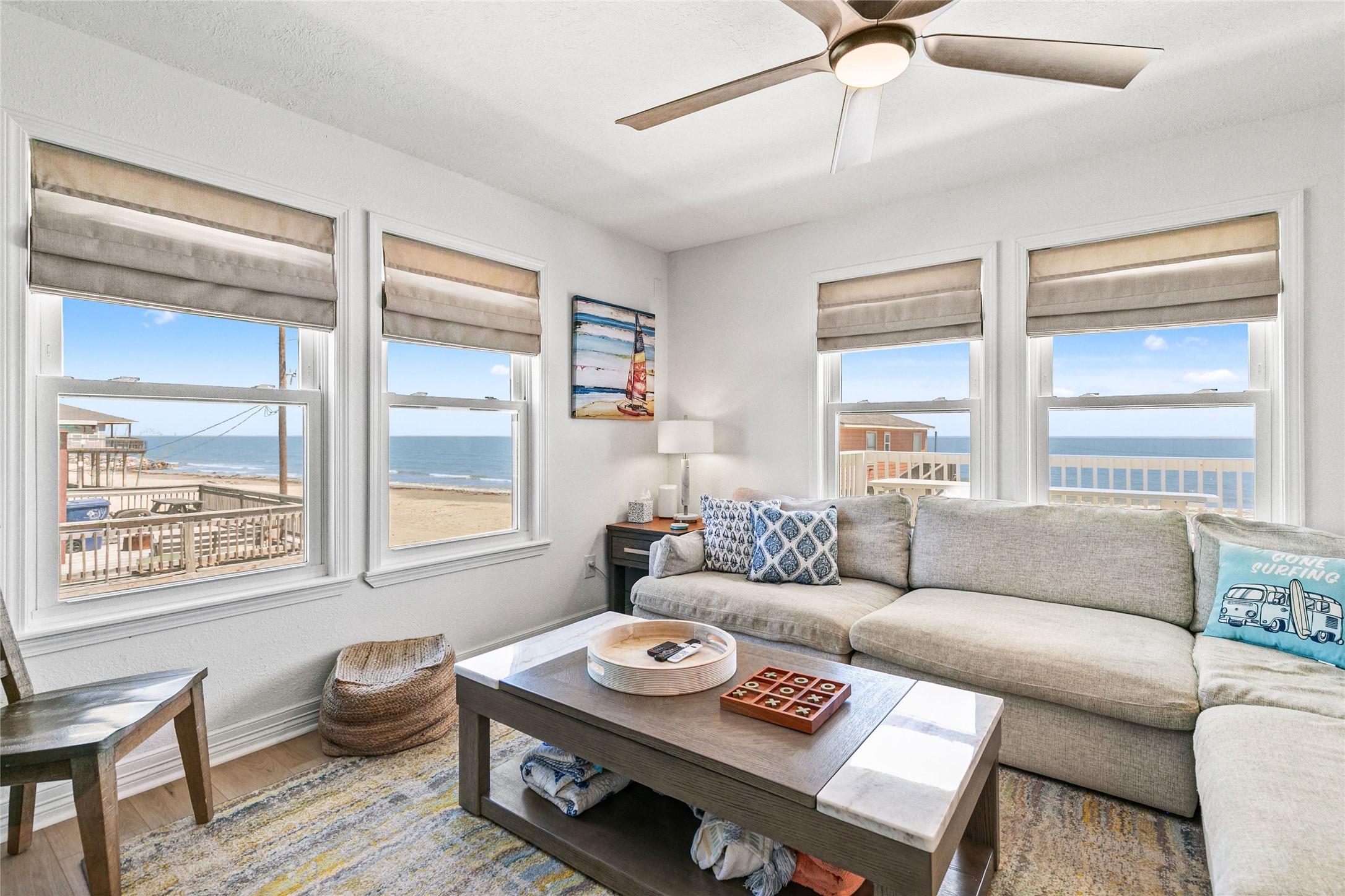 1213 Sargasso Circle Surfside Beach, TX 77541 - Photo 7 of 40 a living room with furniture and a window