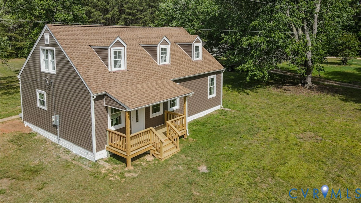 19614 Manson Church Road McKenney, VA 23872 - Photo 23 of 24 a aerial view of a house with a yard