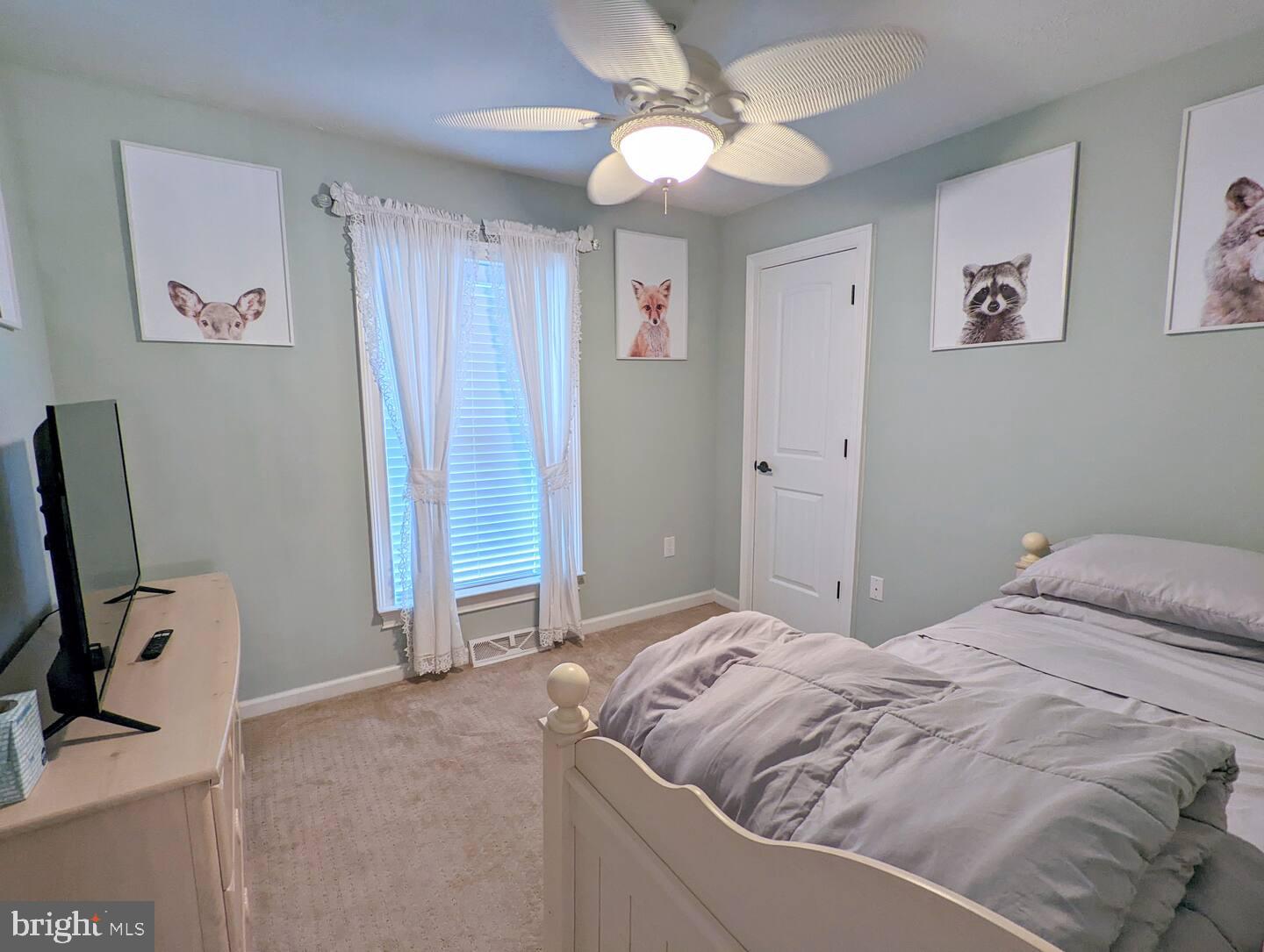 14 Minnie Ha-Ha Road Albrightsville, PA 18210 - Photo 25 of 34 a bedroom with a bed and a flat screen tv