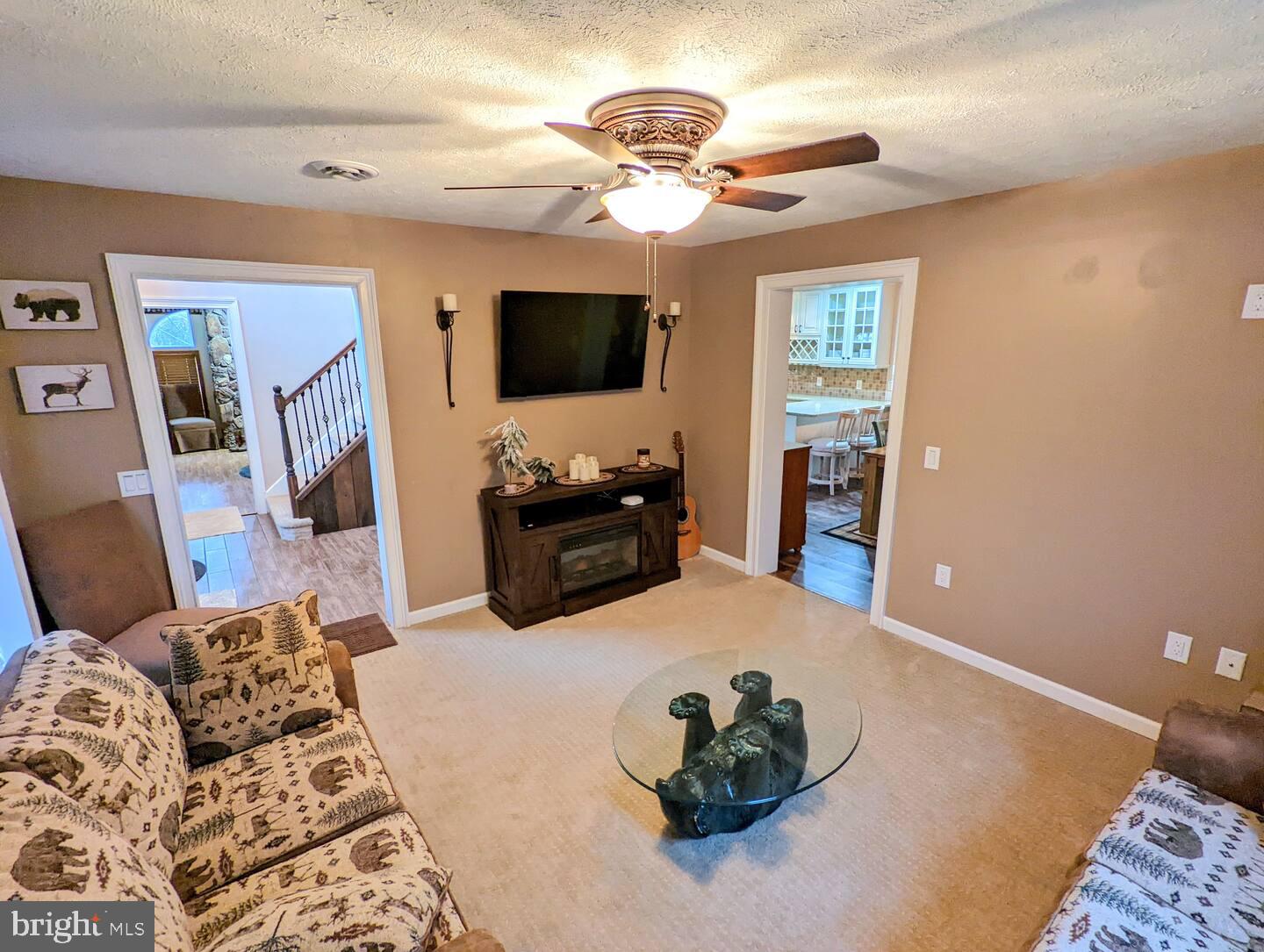 14 Minnie Ha-Ha Road Albrightsville, PA 18210 - Photo 6 of 34 a living room with furniture and a flat screen tv