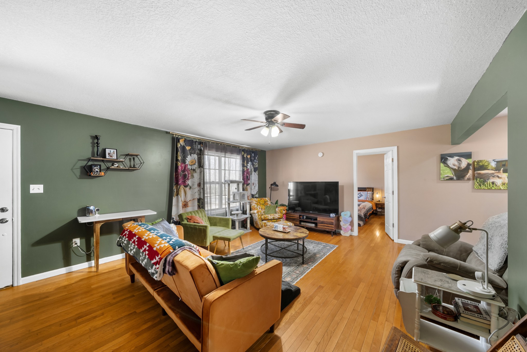 124 Brown Lane Tracy City, TN 37387 - Photo 7 of 28 a living room with furniture and a flat screen tv