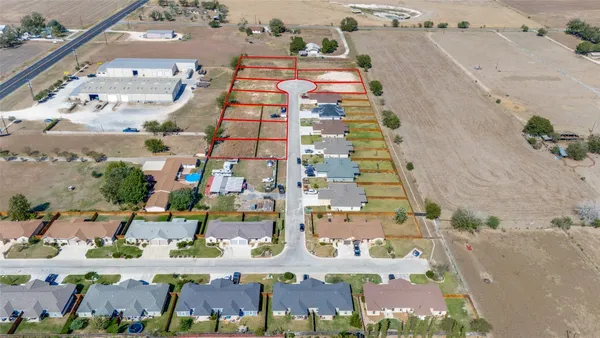 an aerial view of residential building