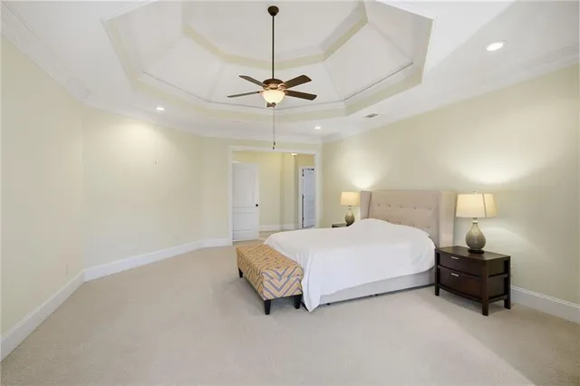 a room with gym equipment and a large window