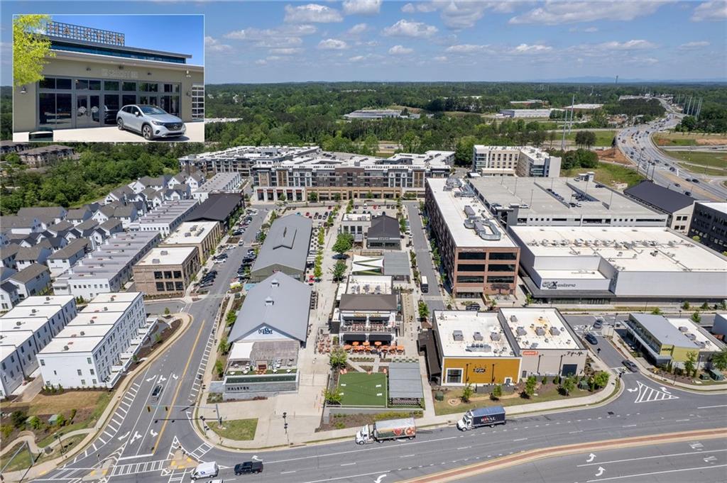 715 Crown Cove Milton, GA 30004 - Photo 99 of 102 an aerial view of residential houses with outdoor space