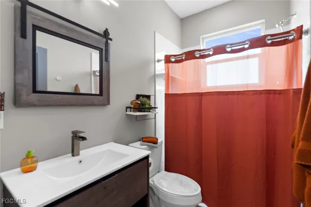 a view of a backyard with green space