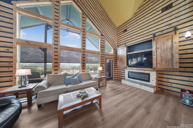 a outdoor space with patio furniture