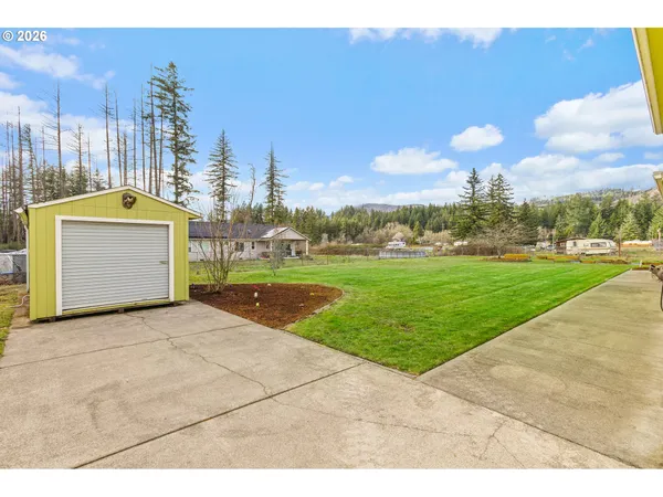 a view of outdoor space and yard