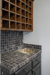 a view of a granite counter top