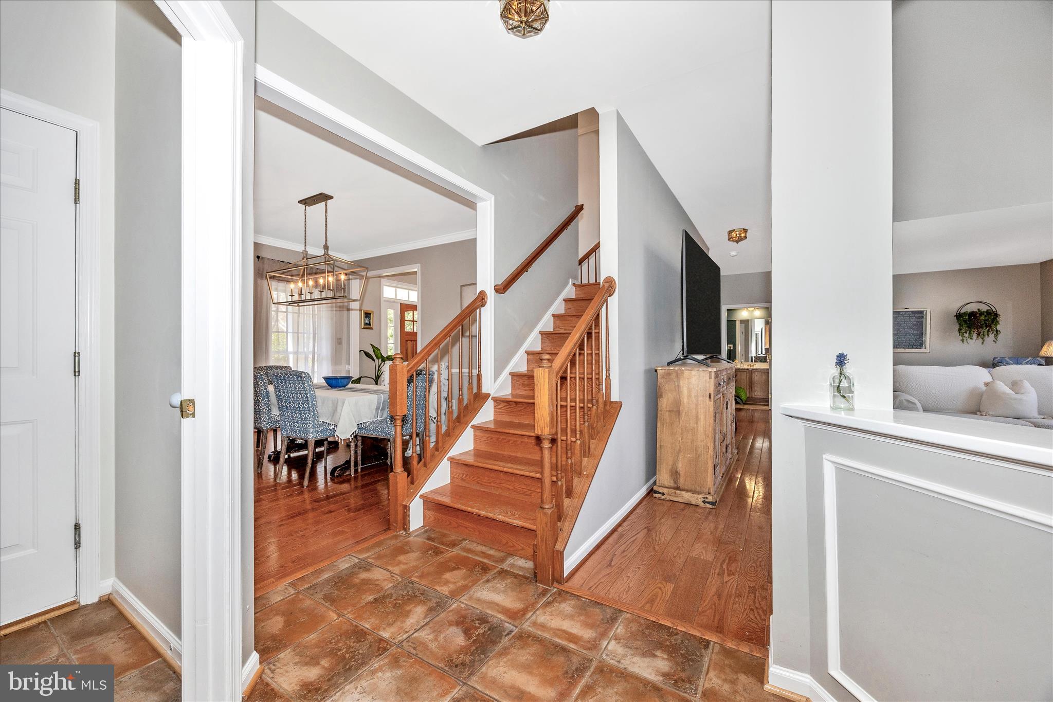 6243 Woodville Road Mount Airy, MD 21771 - Photo 17 of 50 a view of entryway and hall with dining room