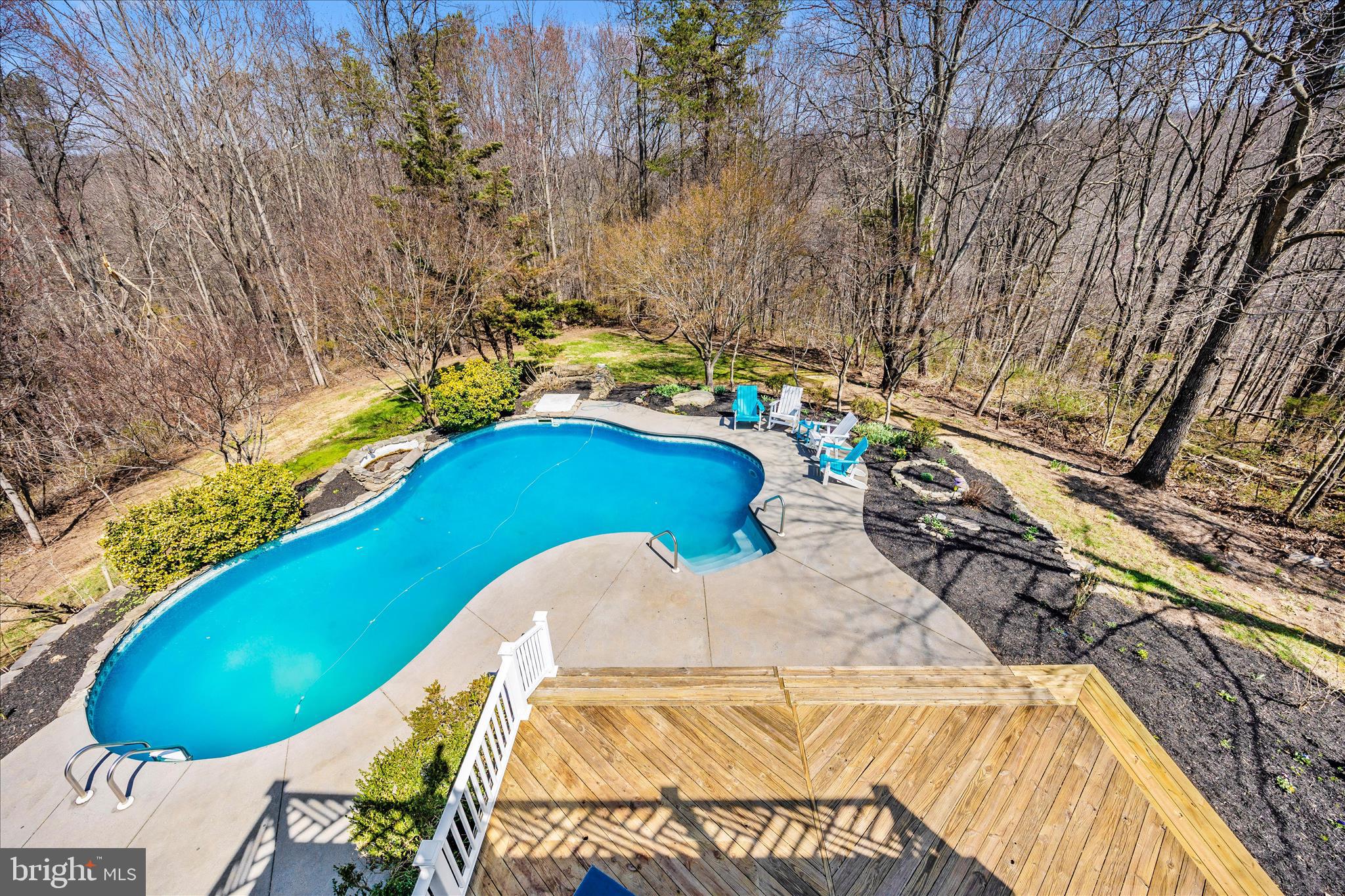 6243 Woodville Road Mount Airy, MD 21771 - Photo 47 of 50 a view of swimming pool from a balcony