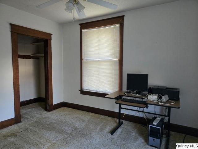 1594 County Road 1500 Carthage, IL 62321 - Photo 13 of 26 a view of a workspace with a window
