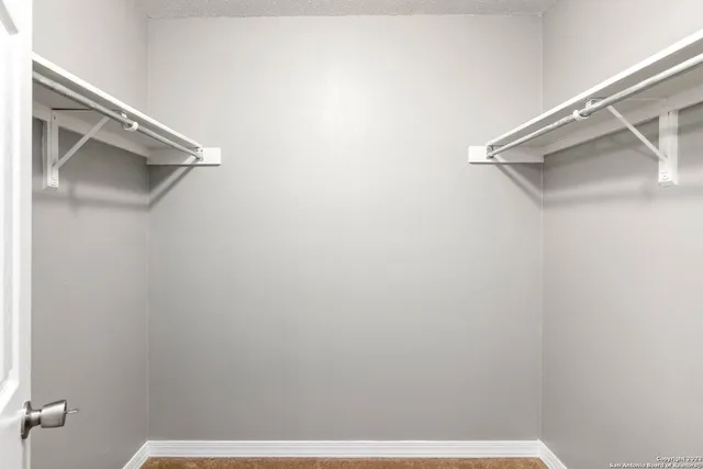 a view of a rack on the wall