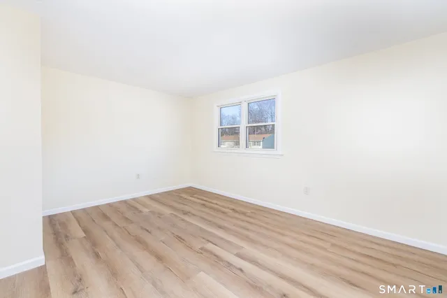 wooden floor in a room