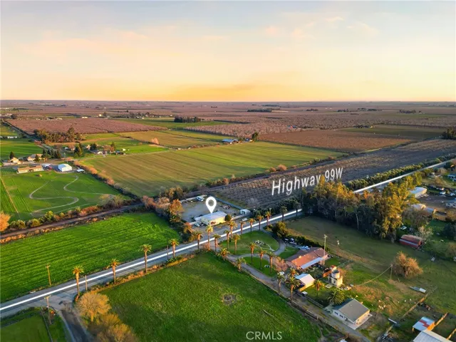 a view of a lake with a outdoor space