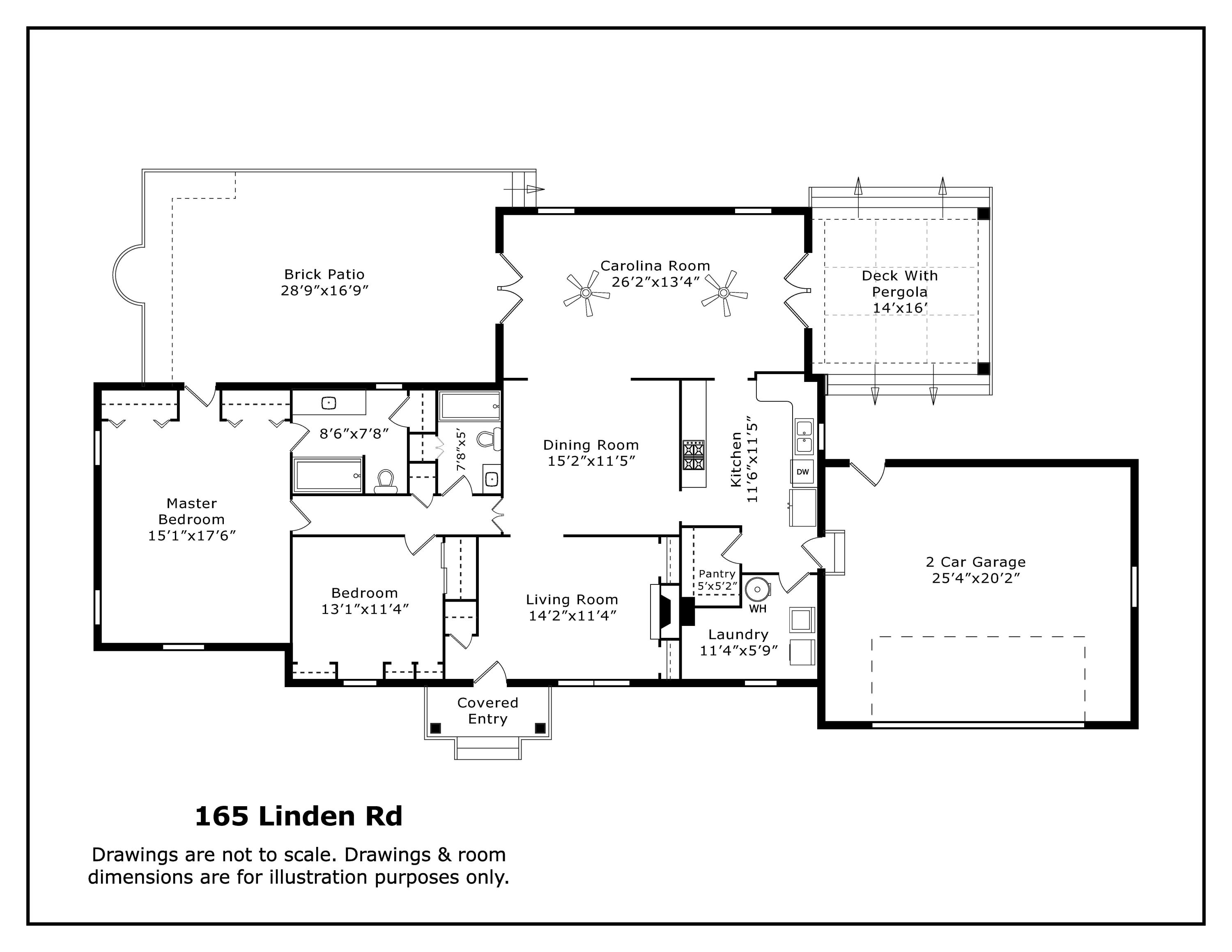 165 Linden Road Pinehurst, NC 28374 - Photo 28 of 28 Floor Plan_165 Linden Rd