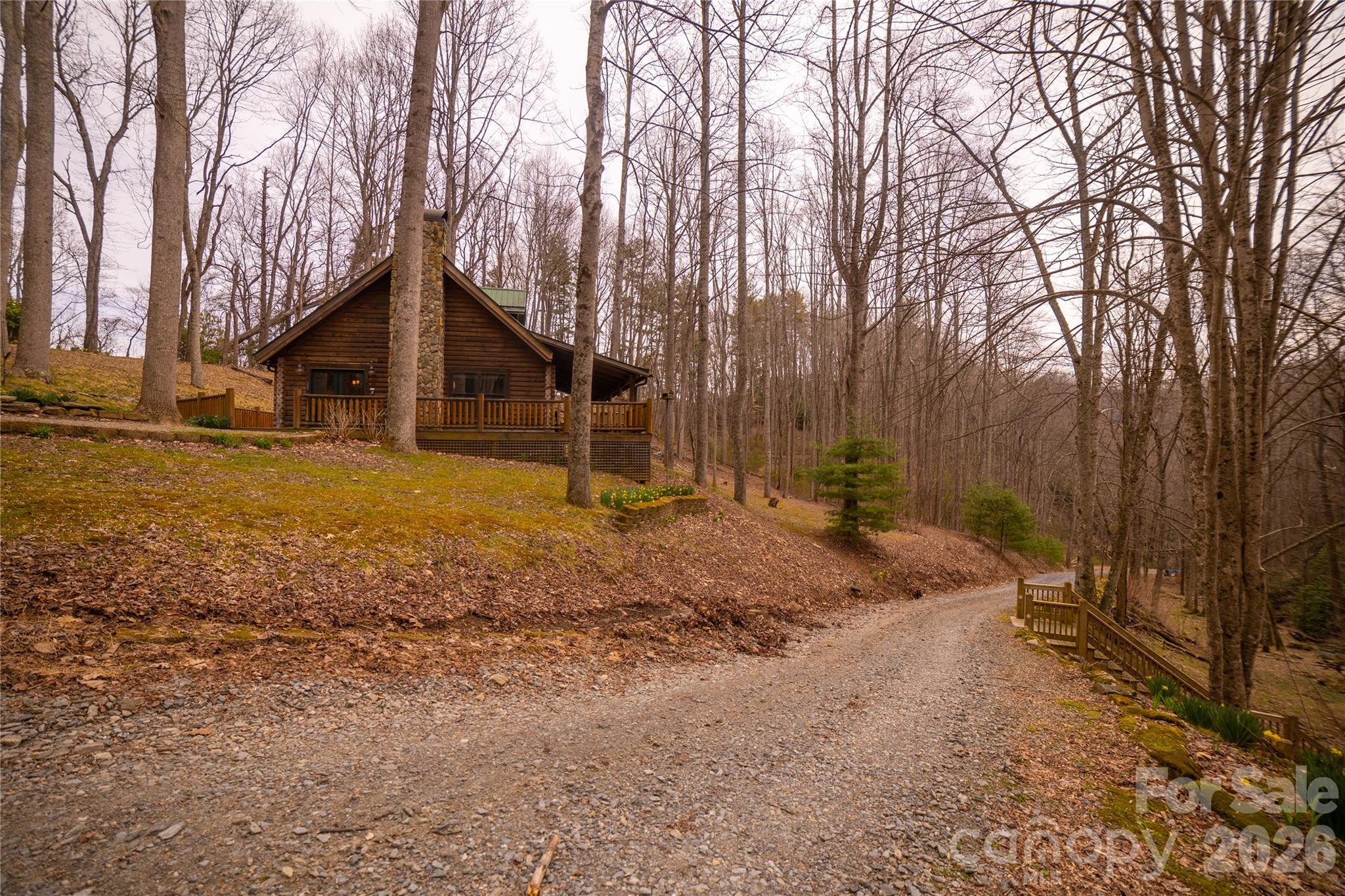 682 Rock House Road Hot Springs, NC 28743 - Photo 39 of 43 a backyard of a house with lots of green space
