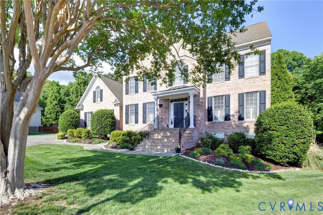 4015 Cold Spring Road Williamsburg, VA 23188 - Photo 3 of 57 Brick exterior with a prominent front entry featur