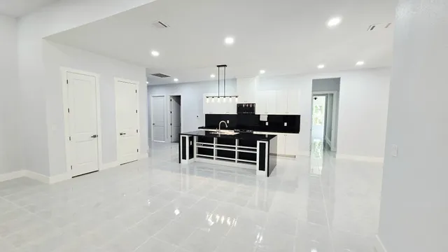 a view of a closet area with front door