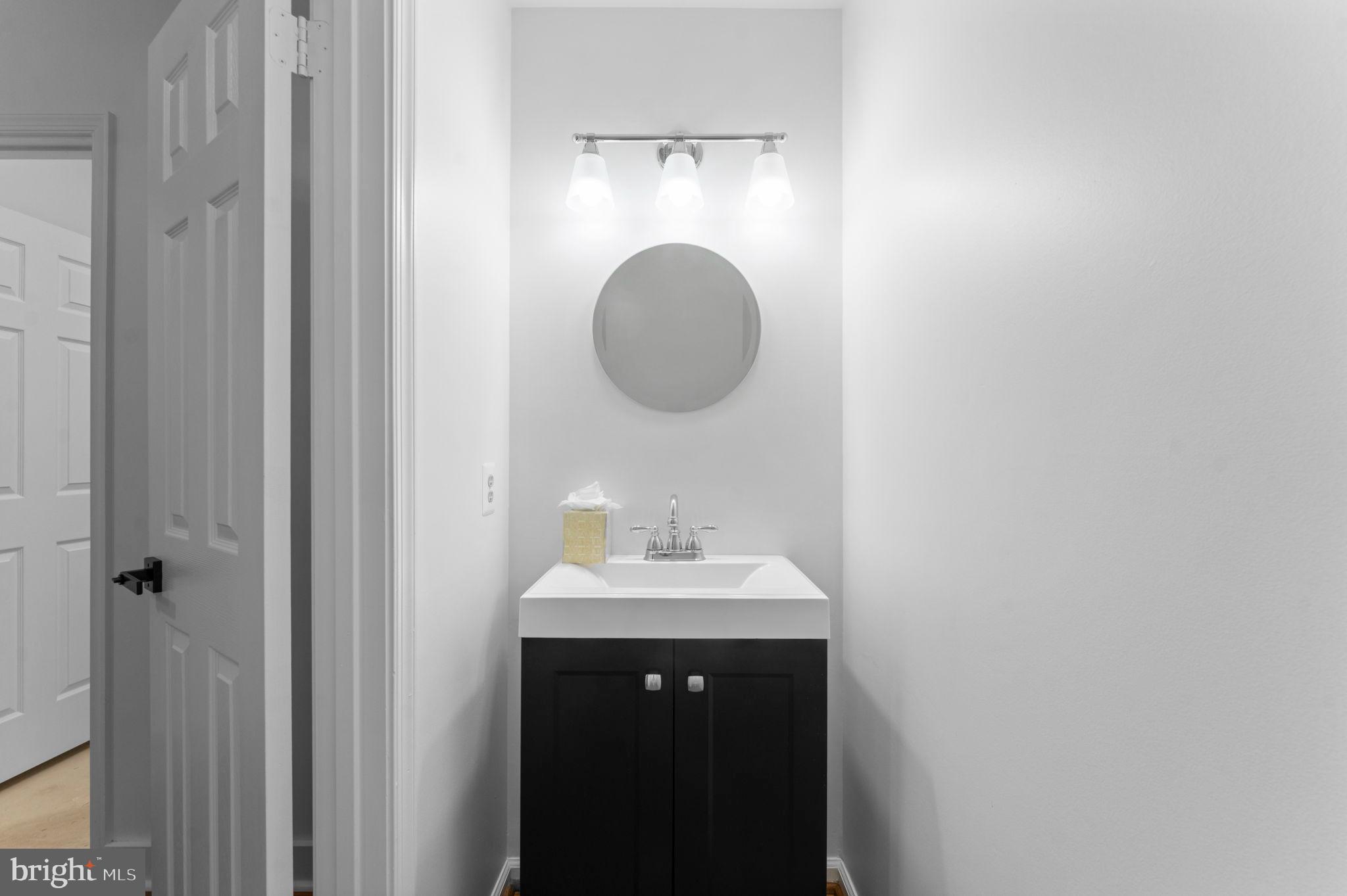 11433 Heritage Oak Court Reston, VA 20194 - Photo 43 of 47 a bathroom with a sink and a mirror