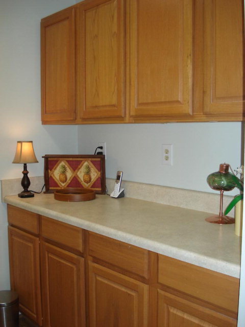 7573 Heritage Road Spring Hope, NC 27882 - Photo 13 of 21 Laundry room has wall and base cabinets for storage.