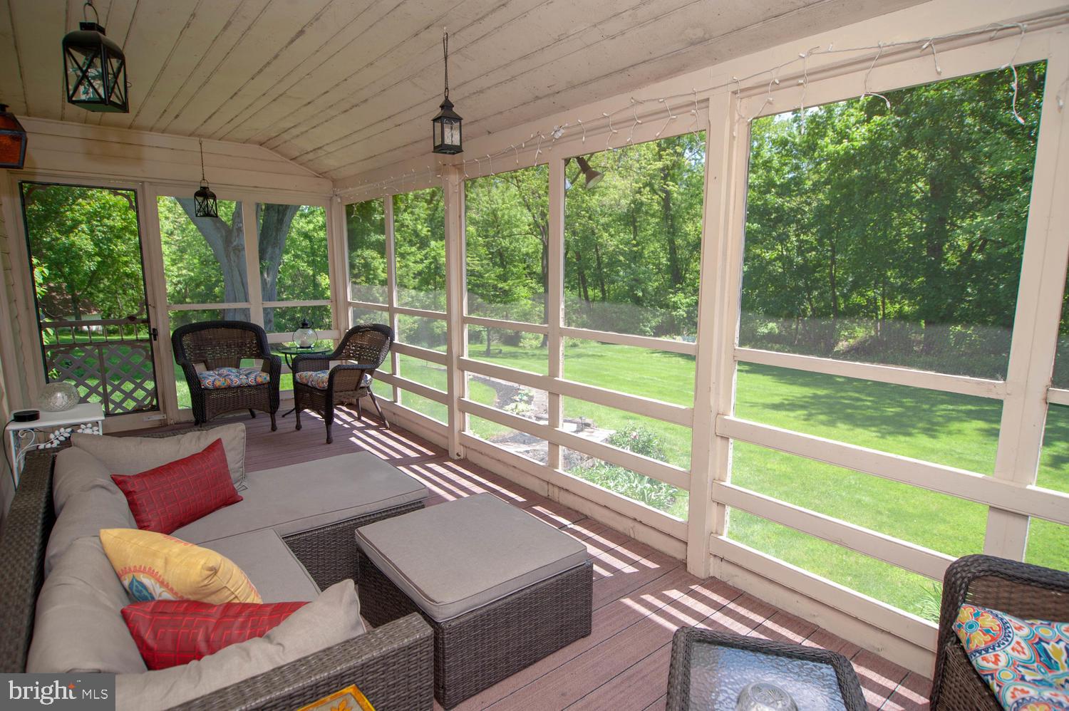 1145 Charter Road Warminster, PA 18974 - Photo 20 of 63 Sun Porch with view of the Yard.