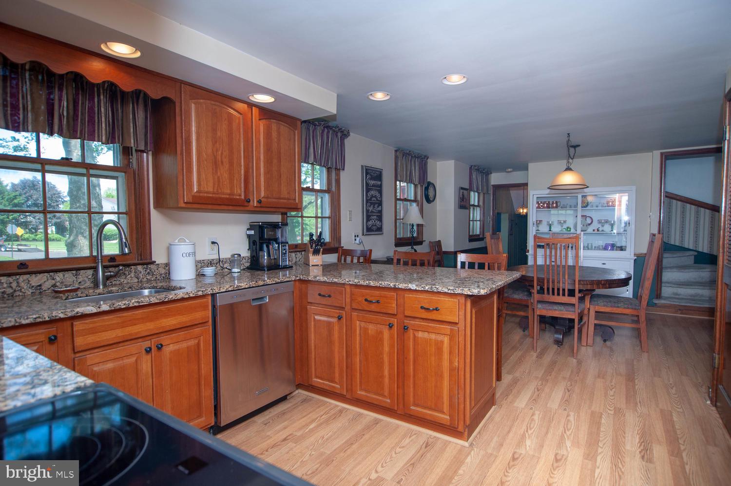 1145 Charter Road Warminster, PA 18974 - Photo 33 of 63 Eat in Kitchen with back stairs to the 2nd Floor!