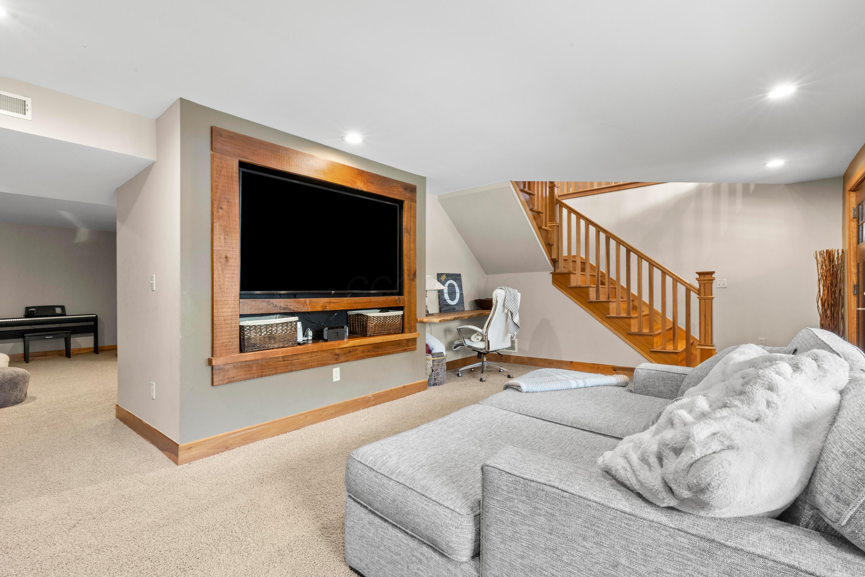 7860 Schott Road Westerville, OH 43081 - Photo 49 of 71 48. Lower Level Rec Room 1