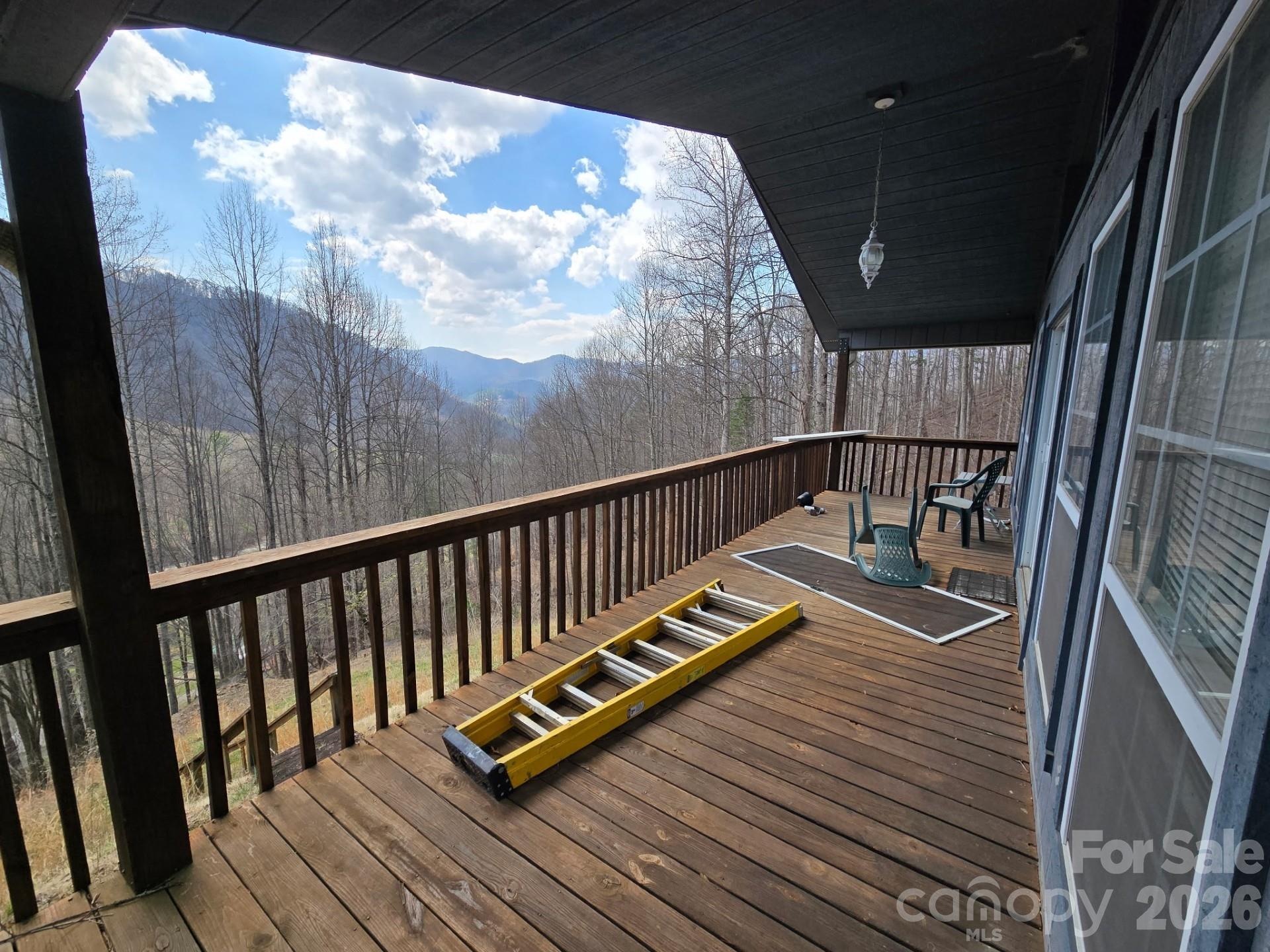 987 W Road Hot Springs, NC 28743 - Photo 10 of 10 a view of balcony with furniture