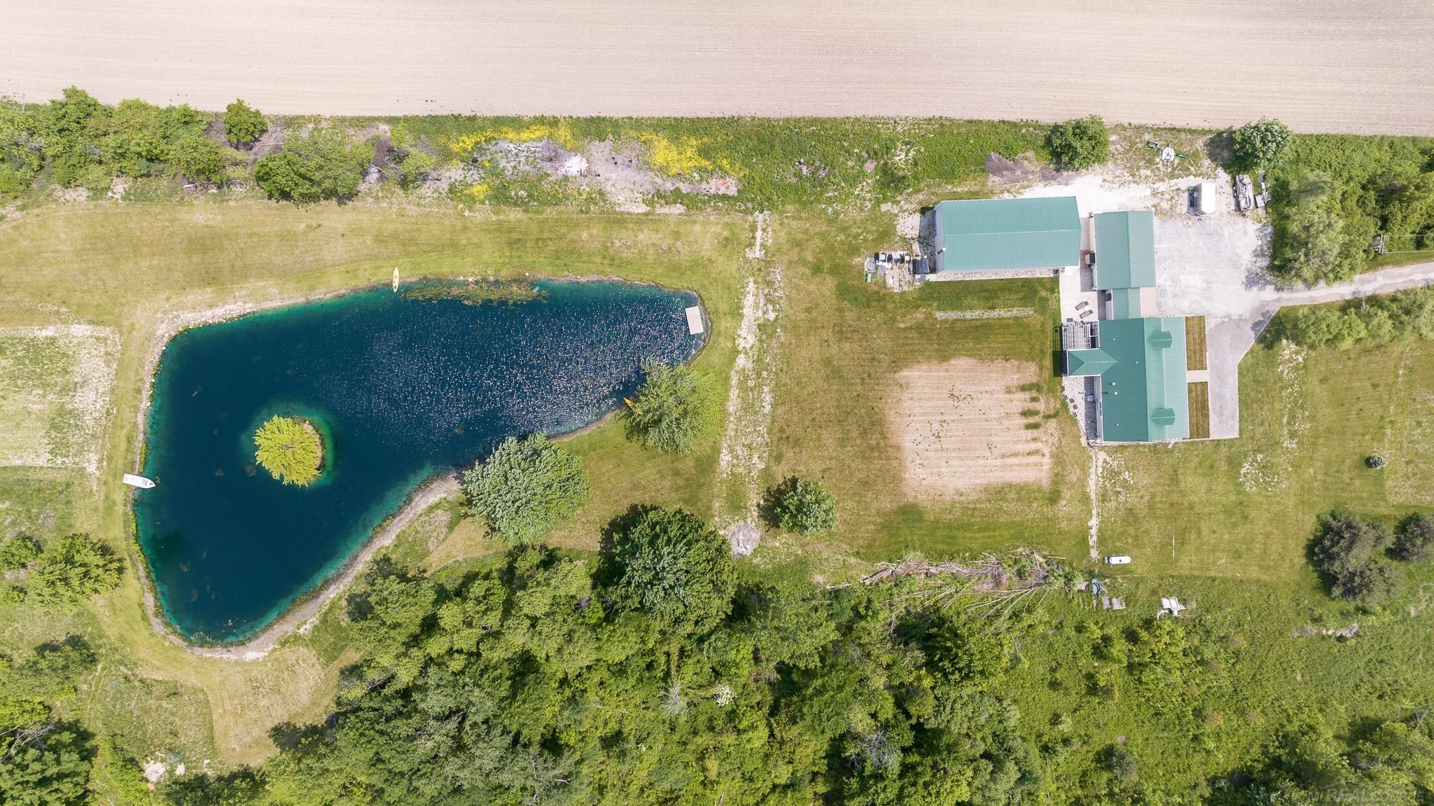 5393 Sheridan Line Road Croswell, MI 48422 - Photo 63 of 71 Aerial Overview