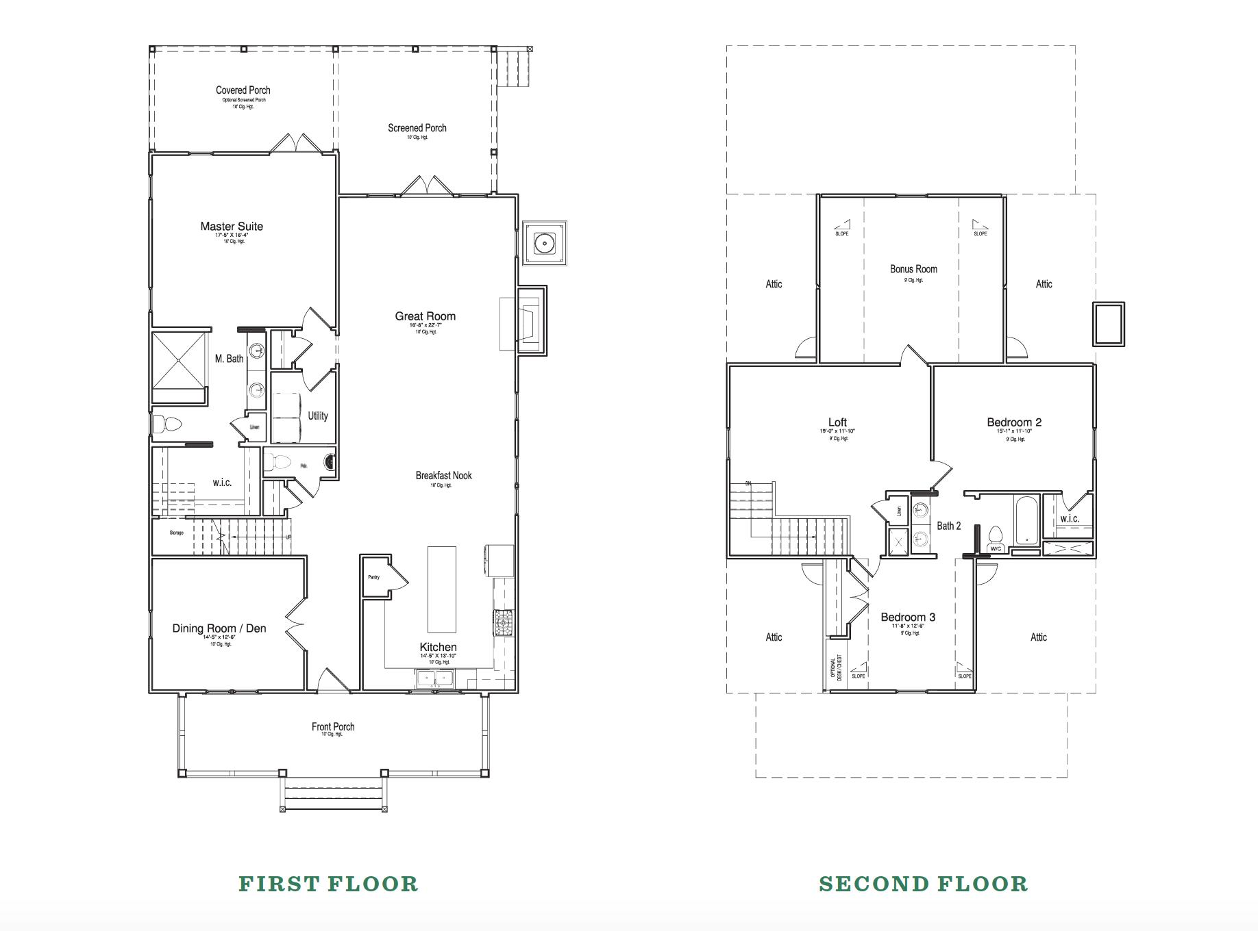 1337 Hamlin Road Mount Pleasant, SC 29466 - Photo 36 of 36 BOTANY floorplan