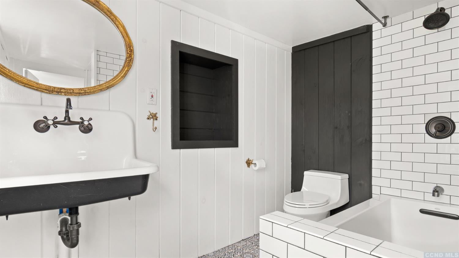 18 Old Queechy Road Canaan, NY 12029 - Photo 32 of 52 a bathroom with a sink and a mirror