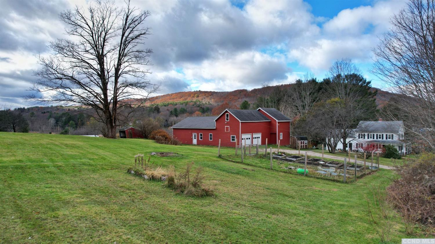 18 Old Queechy Road Canaan, NY 12029 - Photo 5 of 52 a view of a big house with a big yard plants and large trees