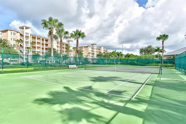 a view of a basketball court